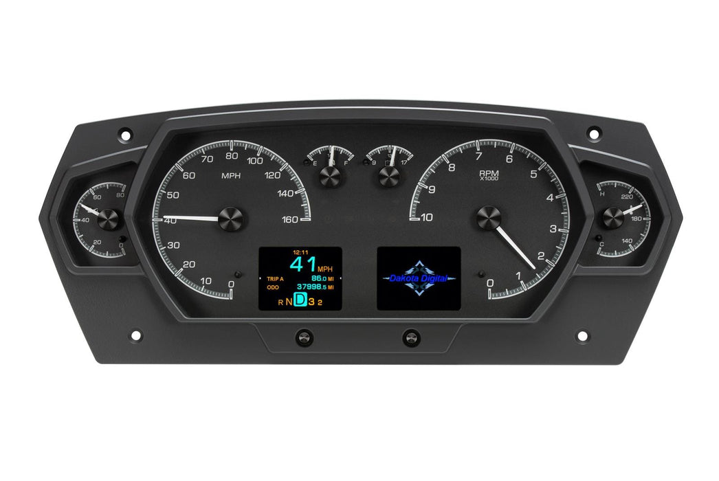 Dakota Digital Dakota Digital HDX Series Universal Competition Analog Gauge Kits HDX-2200-K Autofit