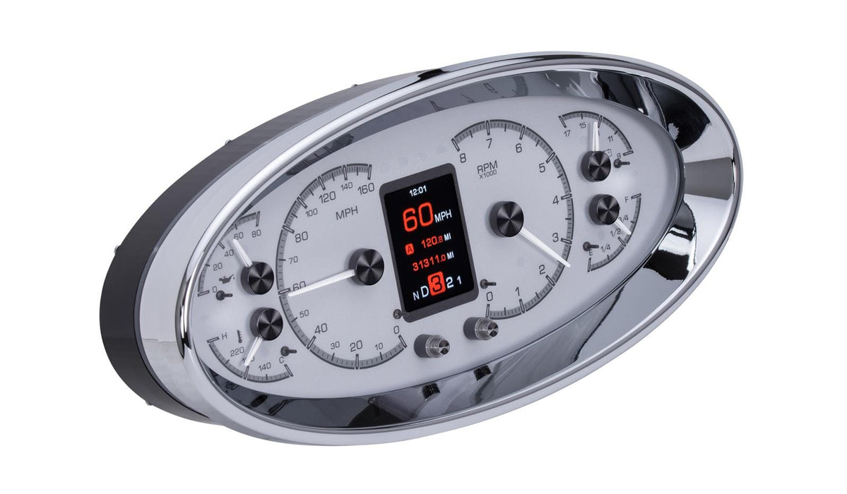 Dakota Digital Dakota Digital HDX Series Universal Elliptical Analog Gauge Kits HDX-2017-S Autofit
