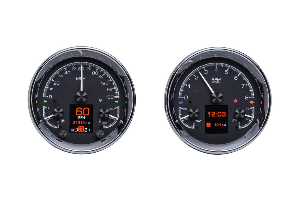 Dakota Digital Dakota Digital HDX Series Universal Round Analog Gauge Kits HDX-2014-K Autofit