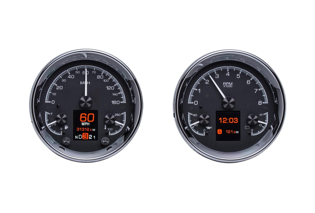 Dakota Digital Dakota Digital HDX Series Universal Round Analog Gauge Kits HDX-2014-K Autofit