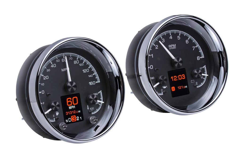 Dakota Digital Dakota Digital HDX Series Universal Round Analog Gauge Kits HDX-2014-K Autofit