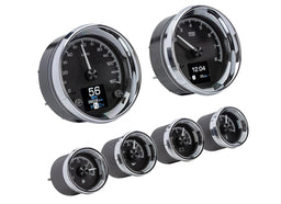 Dakota Digital Dakota Digital HDX Series Universal Round Analog Gauge Kits HDX-2024-K Autofit