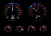 Dakota Digital Dakota Digital HDX Series Universal Round Analog Gauge Kits HDX-2024-K Autofit