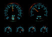 Dakota Digital Dakota Digital HDX Series Universal Round Analog Gauge Kits HDX-2024-S Autofit