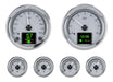 Dakota Digital Dakota Digital HDX Series Universal Round Analog Gauge Kits HDX-2024-S Autofit