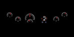 Dakota Digital Dakota Digital HDX Series Universal Round Analog Gauge Kits HDX-2060-K Autofit