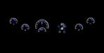 Dakota Digital Dakota Digital HDX Series Universal Round Analog Gauge Kits HDX-2060-S Autofit
