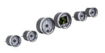Dakota Digital Dakota Digital HDX Series Universal Round Analog Gauge Kits HDX-2060-S Autofit