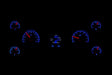 Dakota Digital Dakota Digital HDX Series Universal Round Analog Gauge Kits HDX-2070-K Autofit