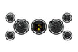 Dakota Digital Dakota Digital HDX Series Universal Round Analog Gauge Kits HDX-2070-K Autofit
