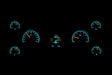 Dakota Digital Dakota Digital HDX Series Universal Round Analog Gauge Kits HDX-2070-K Autofit