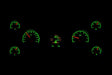 Dakota Digital Dakota Digital HDX Series Universal Round Analog Gauge Kits HDX-2070-K Autofit