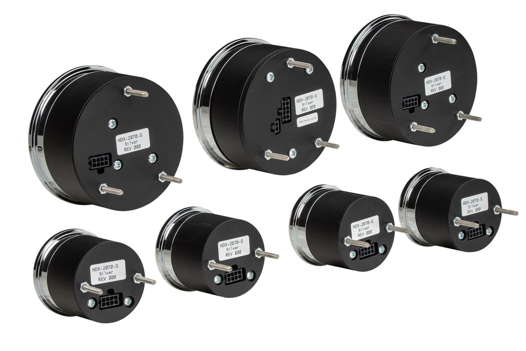 Dakota Digital Dakota Digital HDX Series Universal Round Analog Gauge Kits HDX-2070-K Autofit