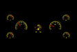 Dakota Digital Dakota Digital HDX Series Universal Round Analog Gauge Kits HDX-2070-S Autofit