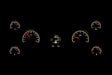 Dakota Digital Dakota Digital HDX Series Universal Round Analog Gauge Kits HDX-2070-S Autofit