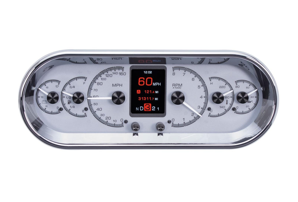 Dakota Digital Dakota Digital HDX Series Universal Rounded Rectangle Analog Gauge Kits HDX-2018-S Autofit
