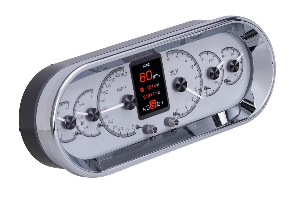 Dakota Digital Dakota Digital HDX Series Universal Rounded Rectangle Analog Gauge Kits HDX-2018-S Autofit
