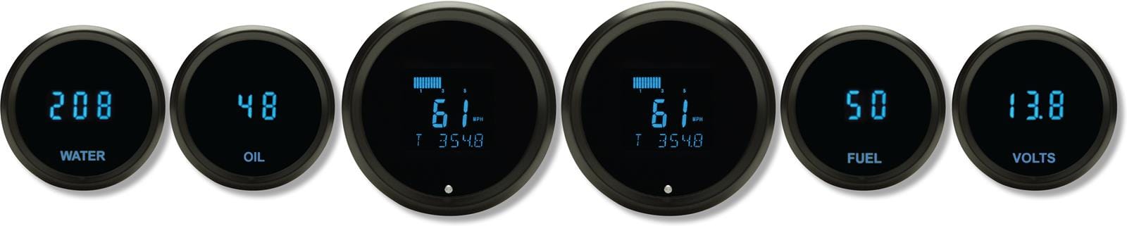 Dakota Digital Dakota Digital Odyssey Solarix Digital Gauge Kits SLX-60-1-K Autofit