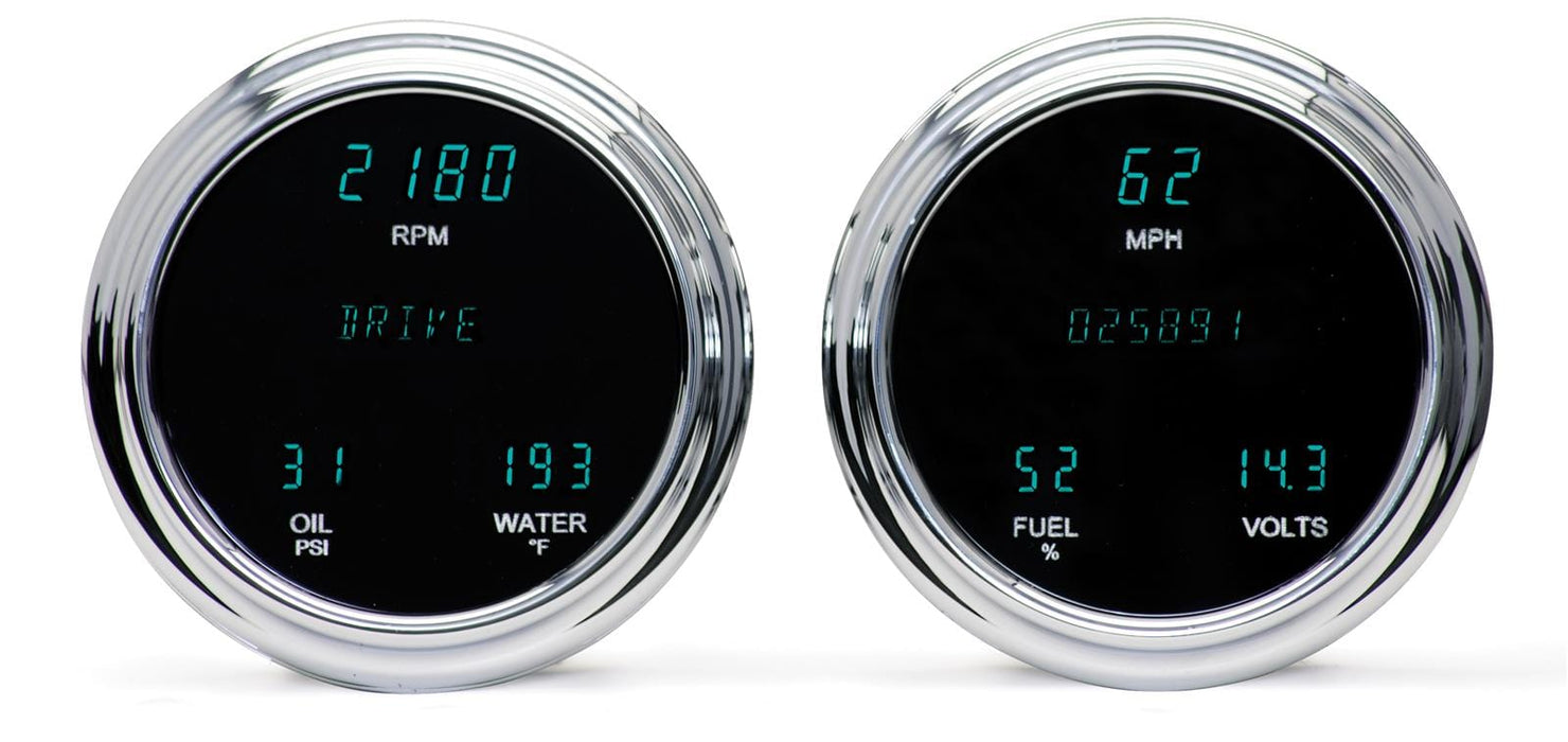 Dakota Digital Dakota Digital Round Designer Series Gauge Kits VFD3-1004-B Autofit