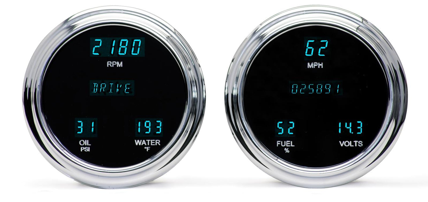Dakota Digital Dakota Digital Round Designer Series Gauge Kits VFD3-1004-T Autofit