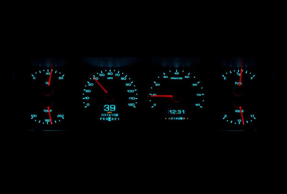 Dakota Digital Dakota Digital RTX Direct-Fit Gauge Kits MTX-77C-CAP Autofit