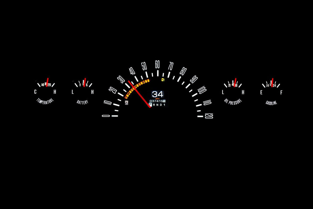 Dakota Digital Dakota Digital RTX Direct-Fit Gauge Kits RTX-60C-PU-X Autofit