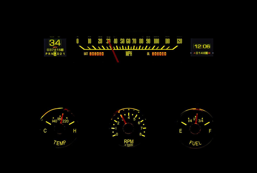 Dakota Digital Dakota Digital RTX Direct-Fit Gauge Kits RTX-61C-IMP-X Autofit