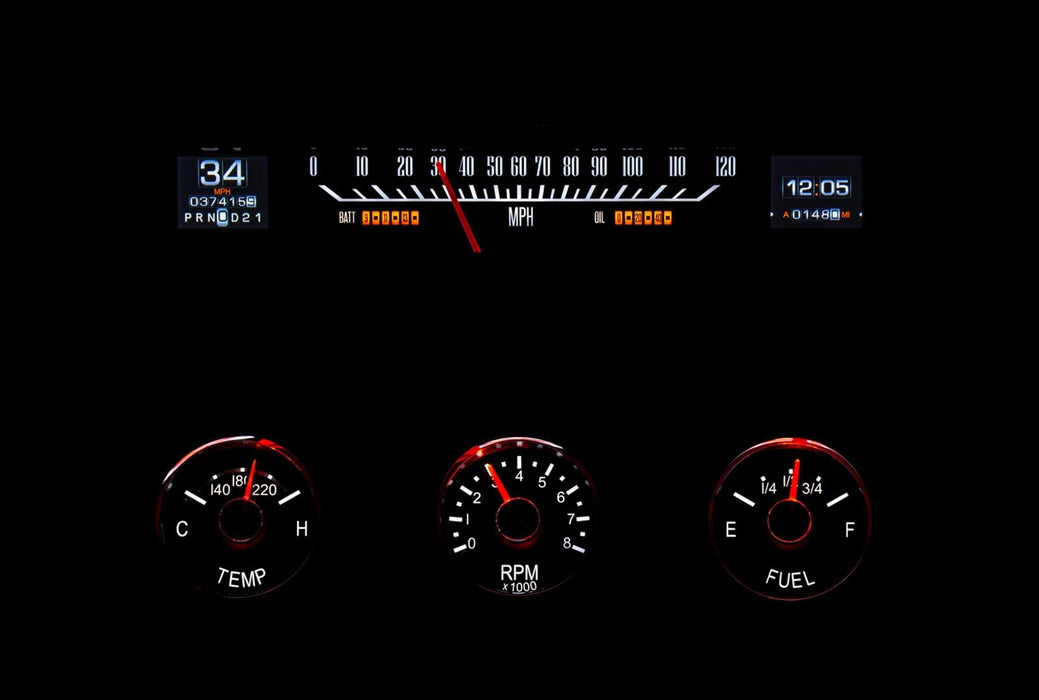 Dakota Digital Dakota Digital RTX Direct-Fit Gauge Kits RTX-61C-IMP-X Autofit