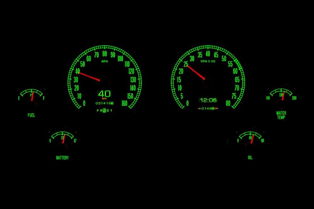 Dakota Digital Dakota Digital RTX Direct-Fit Gauge Kits RTX-65C-VET-X Autofit