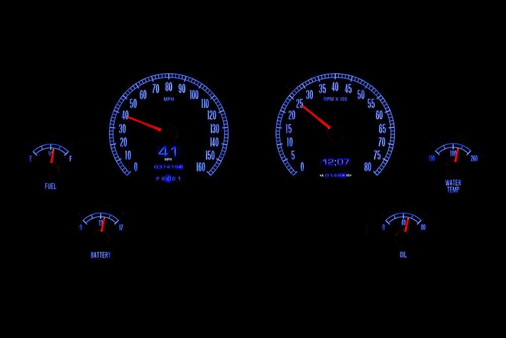 Dakota Digital Dakota Digital RTX Direct-Fit Gauge Kits RTX-65C-VET-X Autofit