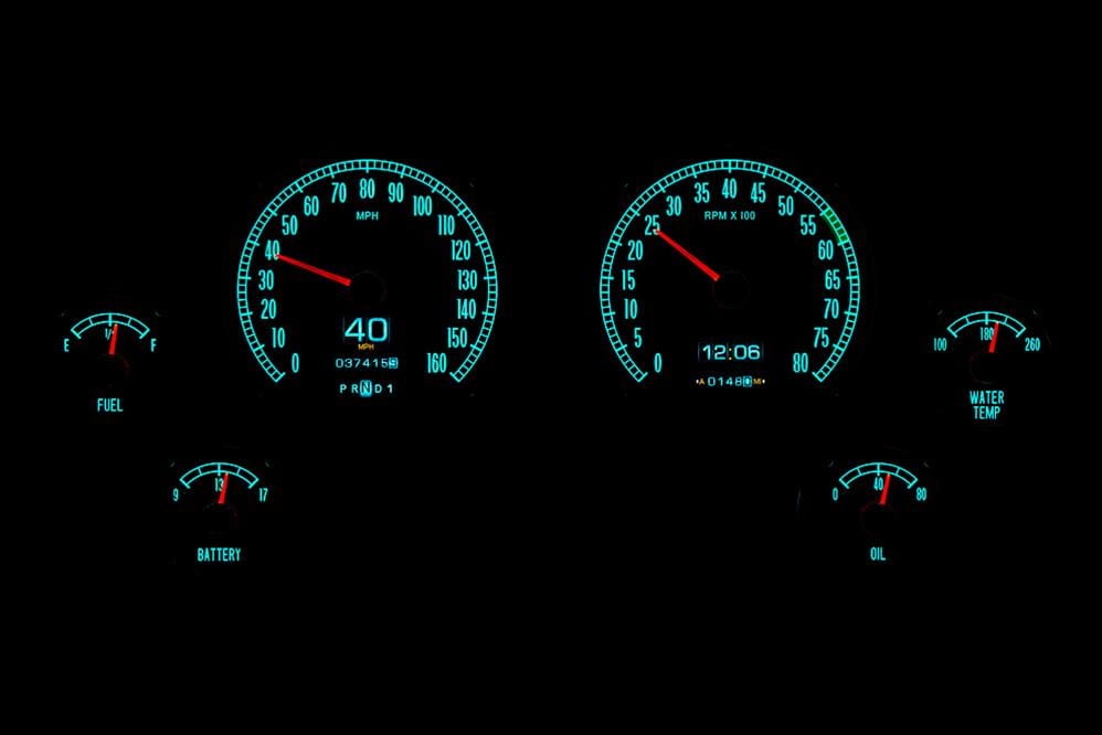Dakota Digital Dakota Digital RTX Direct-Fit Gauge Kits RTX-65C-VET-X Autofit