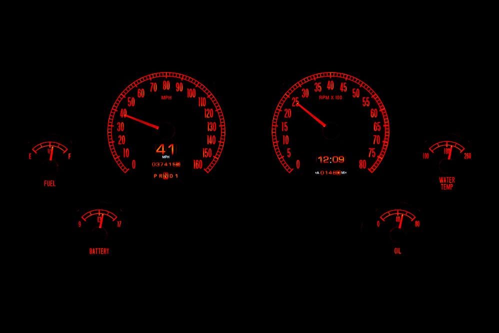 Dakota Digital Dakota Digital RTX Direct-Fit Gauge Kits RTX-65C-VET-X Autofit