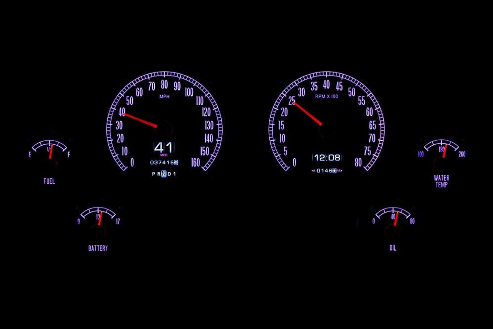 Dakota Digital Dakota Digital RTX Direct-Fit Gauge Kits RTX-65C-VET-X Autofit