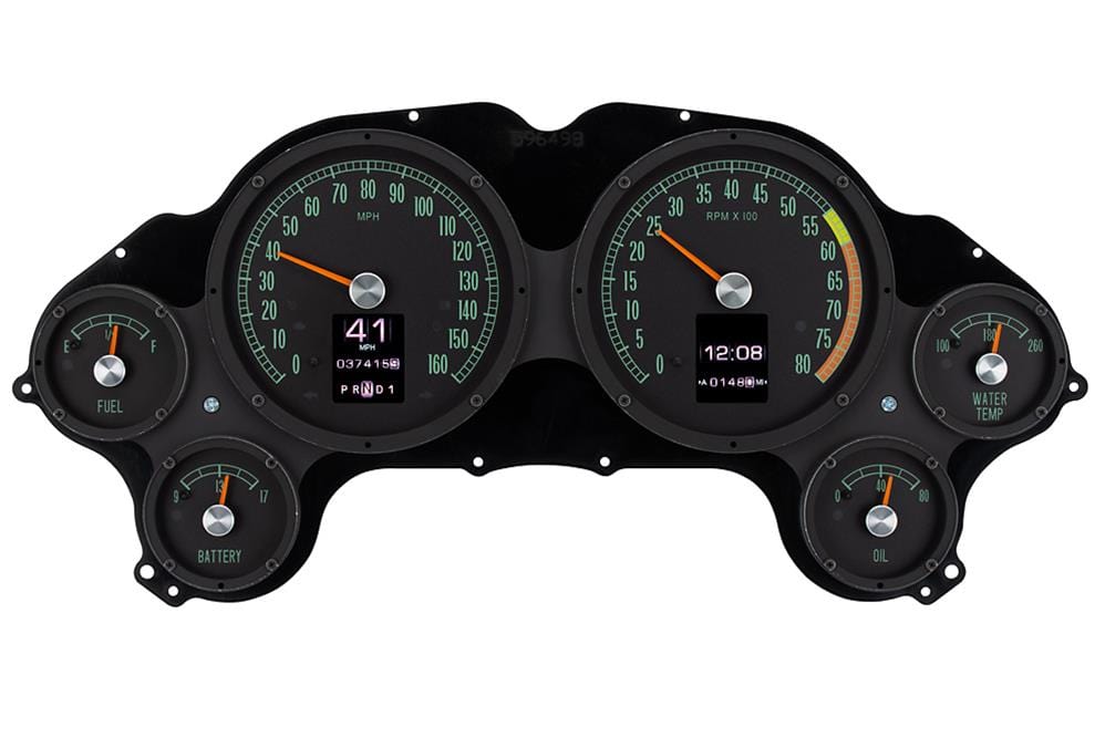 Dakota Digital Dakota Digital RTX Direct-Fit Gauge Kits RTX-65C-VET-X Autofit