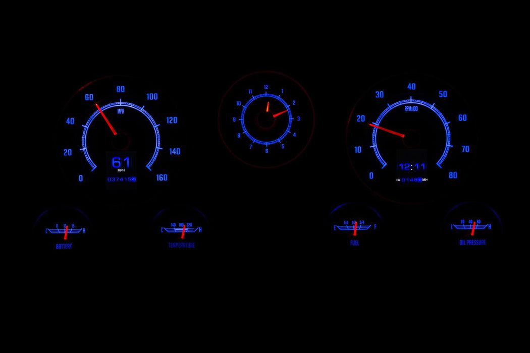 Dakota Digital Dakota Digital RTX Direct-Fit Gauge Kits RTX-67C-PU-X Autofit