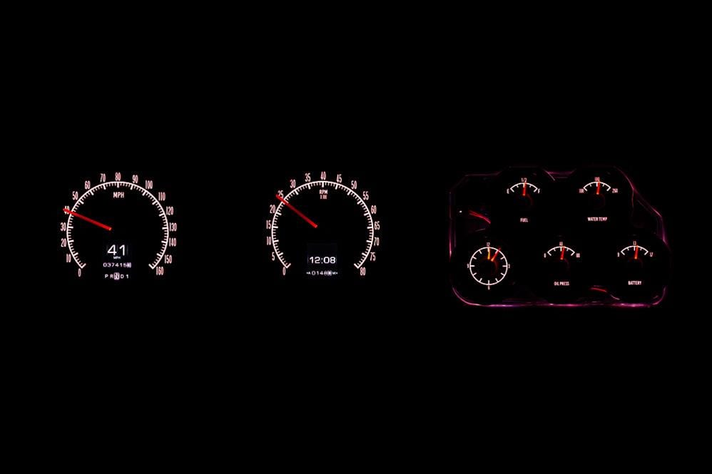 Dakota Digital Dakota Digital RTX Direct-Fit Gauge Kits RTX-68C-VET-X Autofit
