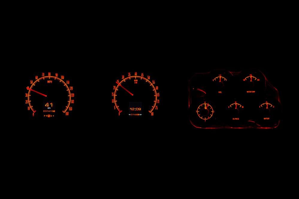 Dakota Digital Dakota Digital RTX Direct-Fit Gauge Kits RTX-68C-VET-X Autofit