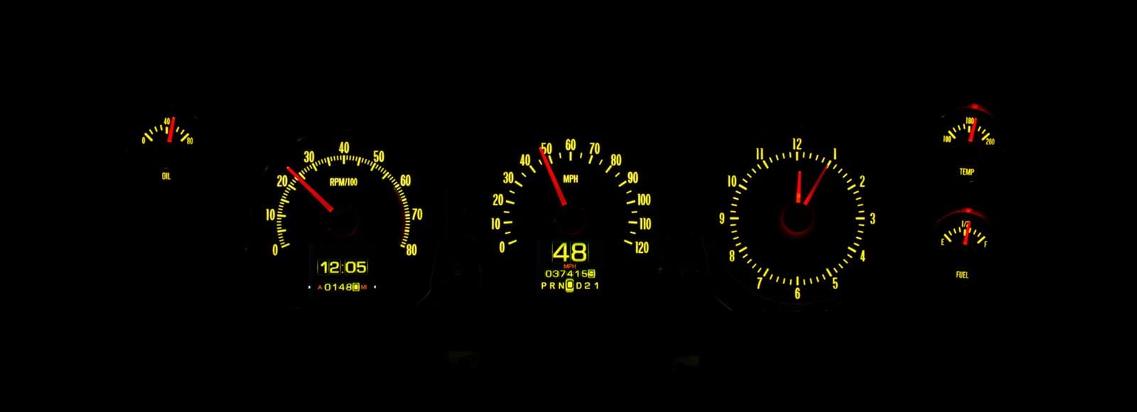 Dakota Digital Dakota Digital RTX Direct-Fit Gauge Kits RTX-70C-CVL-X Autofit