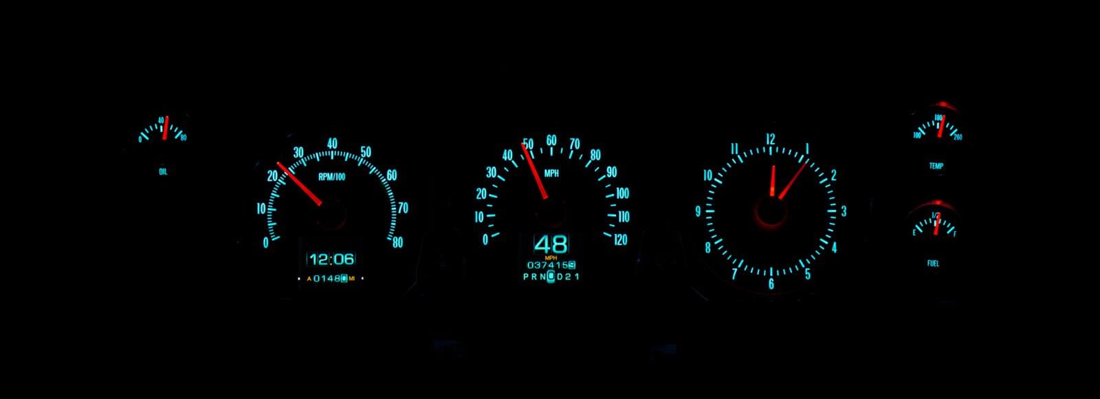 Dakota Digital Dakota Digital RTX Direct-Fit Gauge Kits RTX-70C-CVL-X Autofit