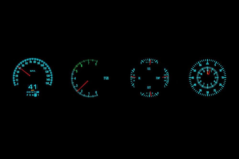 Dakota Digital Dakota Digital RTX Direct-Fit Gauge Kits RTX-70D-CLG-X Autofit