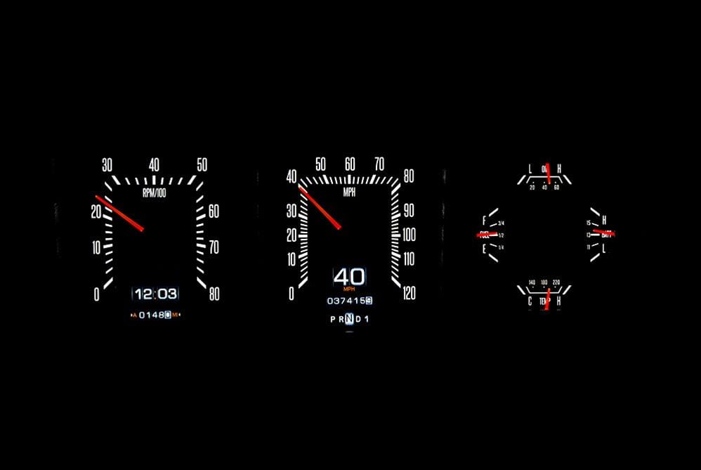 Dakota Digital Dakota Digital RTX Direct-Fit Gauge Kits RTX-73F-PU-X Autofit