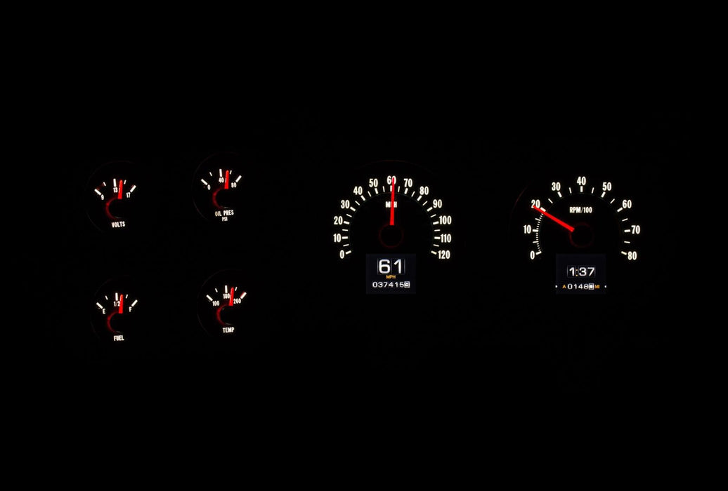 Dakota Digital Dakota Digital RTX Direct-Fit Gauge Kits RTX-76C-PU-X Autofit