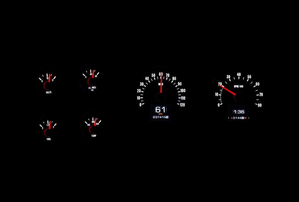 Dakota Digital Dakota Digital RTX Direct-Fit Gauge Kits RTX-76C-PU-X Autofit