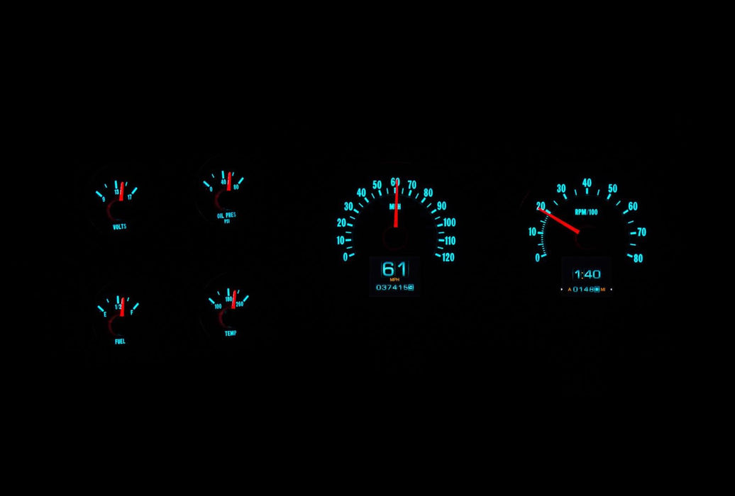 Dakota Digital Dakota Digital RTX Direct-Fit Gauge Kits RTX-76C-PU-X Autofit