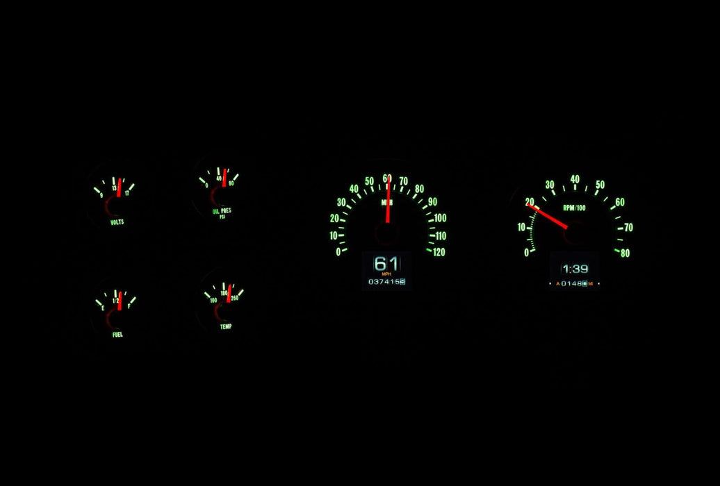 Dakota Digital Dakota Digital RTX Direct-Fit Gauge Kits RTX-76C-PU-X Autofit