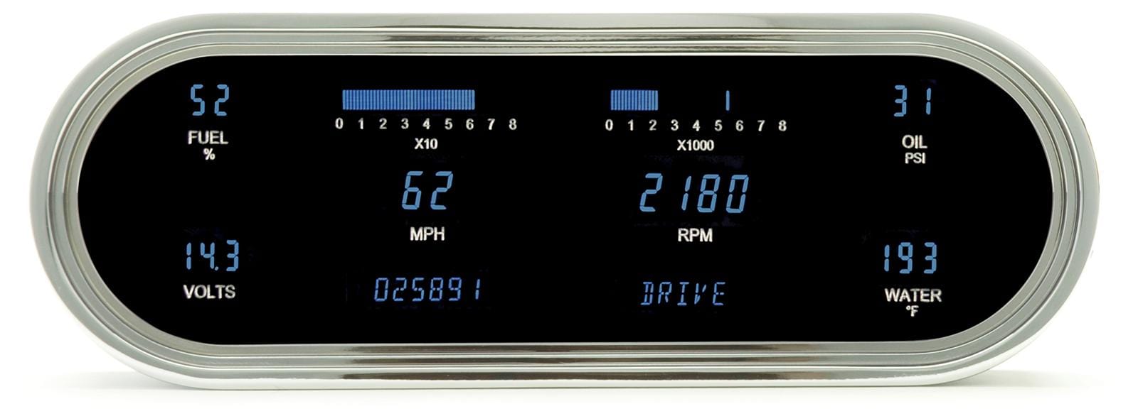 Dakota Digital Dakota Digital Series III Instrument Systems VFD3-1008-T Autofit