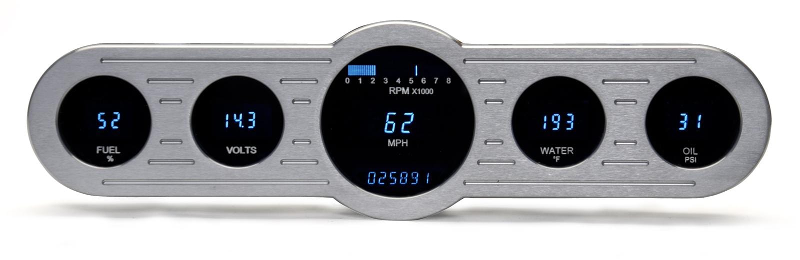 Dakota Digital Dakota Digital Universal Street Rod Panels VFD3-CNTR-5-Z Autofit