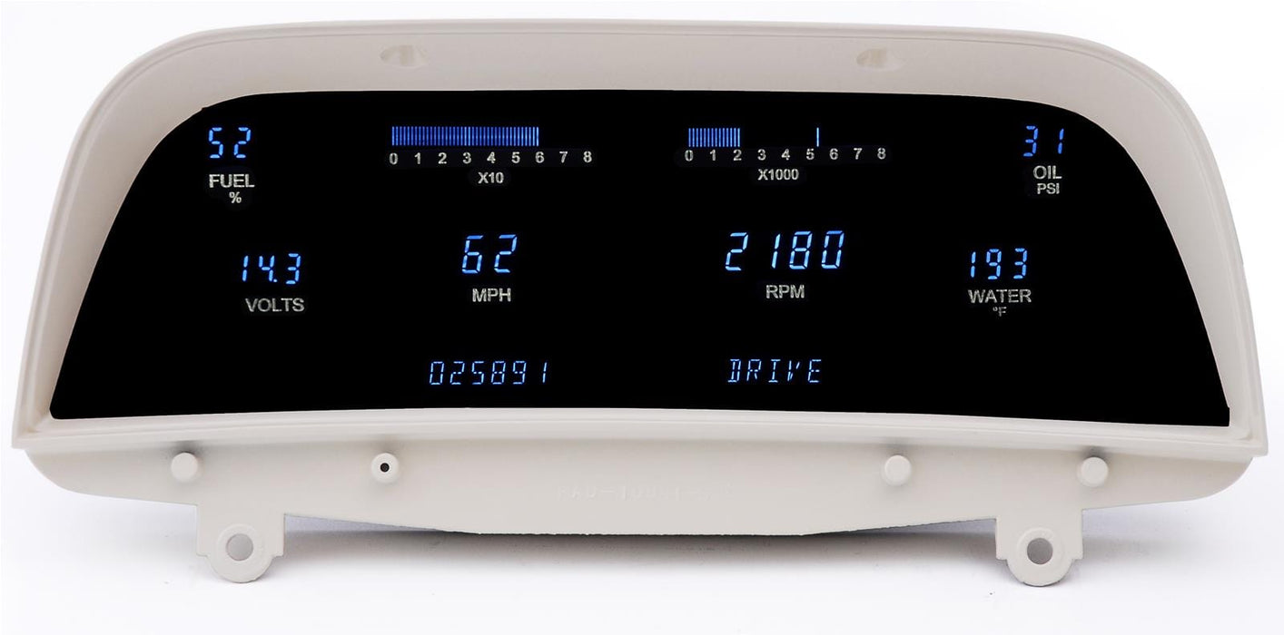Dakota Digital Dakota Digital VFD3 Digital Gauge Systems VFD3-54M-Z Autofit