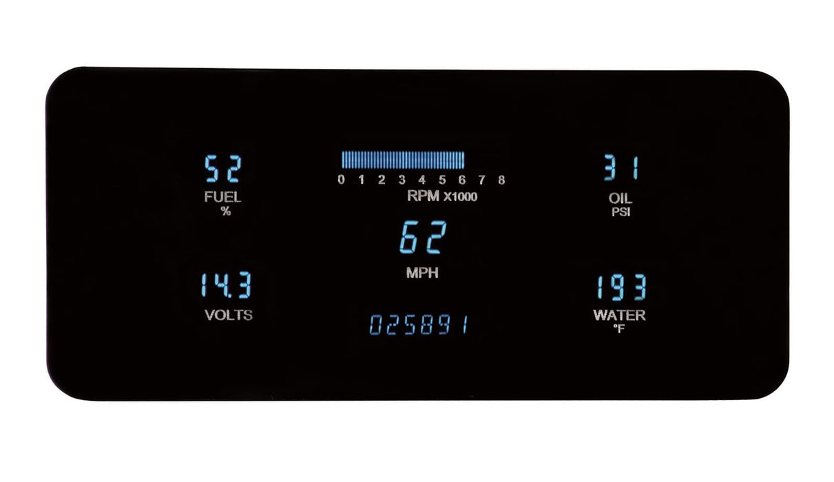 Dakota Digital Dakota Digital VFD3 Digital Gauge Systems VFD3-63J-WJ-B Autofit