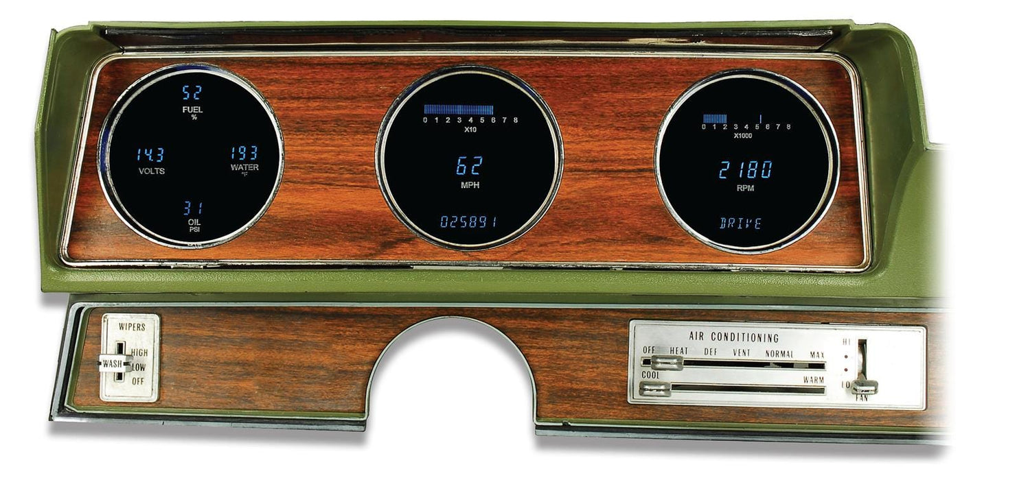 Dakota Digital Dakota Digital VFD3 Digital Gauge Systems VFD3-70O-CUT-Z Autofit
